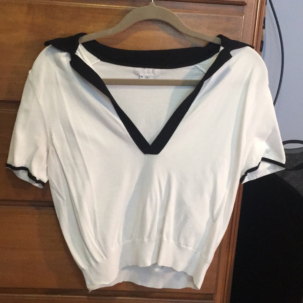 Black and white top from Urban Outfitters